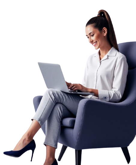 Psicóloga atendendo online pela SouPsi